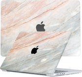 Lunso - cover hoes - Geschikt voor MacBook Pro 16 inch (2021-2023) - Marble Aiden - Vereist model A2485 / A2780 / A2991