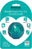 BIOSAFE PUPPY TREAT BALL BLAUW