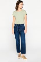LOLALIZA Basic T-shirt - Khaki - Maat XL