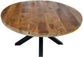 Eettafel Mango Nora - Rond - Spinpoot - 140 cm