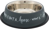 VOERBAK HOND RVS GRS A HOUSE 900ML