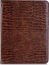 Shop4 - iPad Pro 11 (2021) Hoes - Book Cover Krokodil Bruin