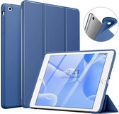 iPad Mini 4 hoes Donker Blauw - iPad Mini 2 / 3 hoes Trifold Smart cover - iPad Mini hoes - Hoes iPad Mini 5 hoes bookcase - iPad Mini 1/2/3 hoesje soft Silicone Trifold case - Ntech