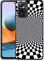 Smartphone Hoesje Xiaomi Redmi Note 10 Pro Bumper Hoesje met Zwarte rand Illusie