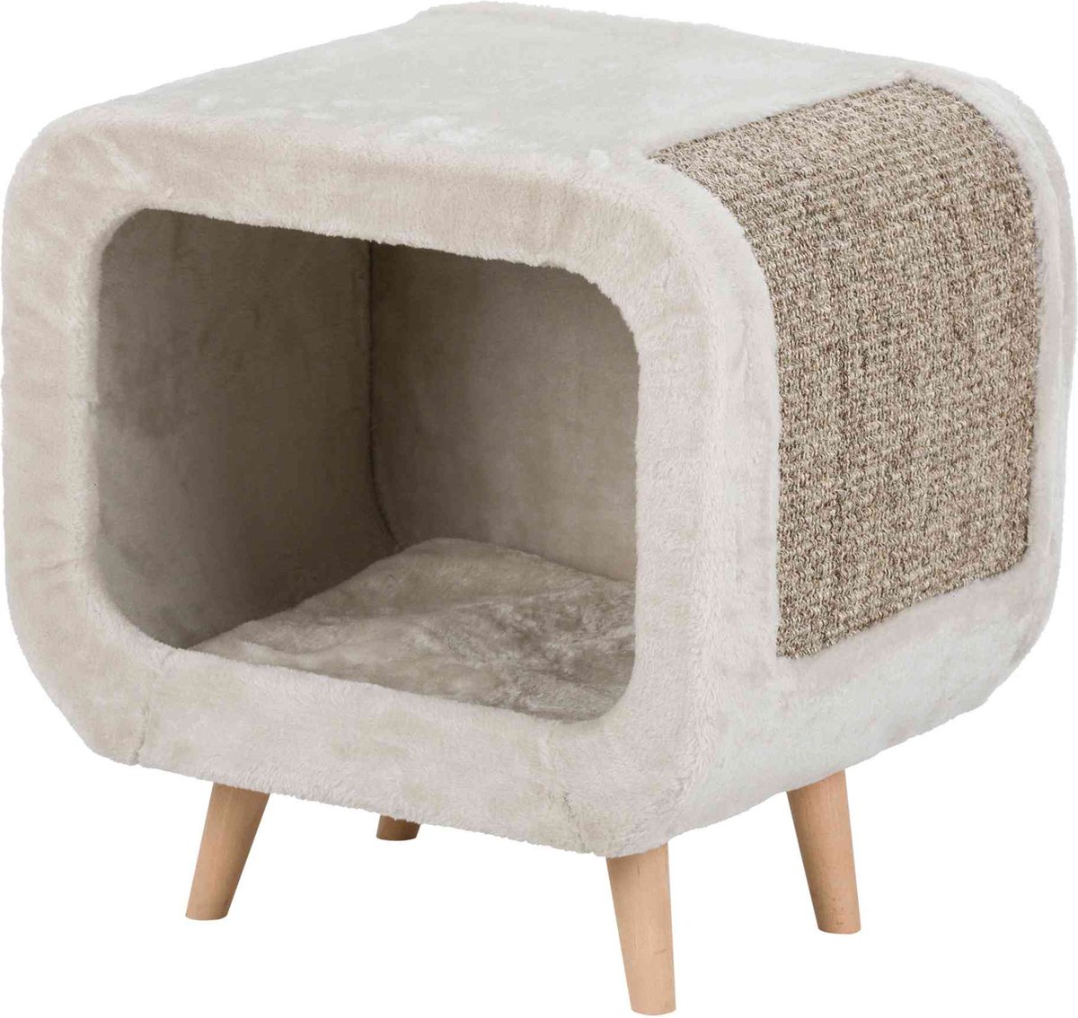 Trixie kattenmand Alicia Relax Huis Lichtgrijs/Grijs Gemêleerd 48X48X38 cm