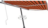 Everest Luifel vrijstaand handmatig uittrekbaar 450x300 cm oranje bruin