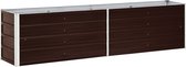 Everest Plantenbak verhoogd 240x40x45 cm gegalvaniseerd staal bruin