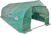 Everest Tuinkas walk-in draagbare polytunnel met stalen frame 18 m²