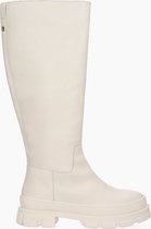Tango | Romy welt new 7-b bone white leather high boot - bone white sole | Maat: 38