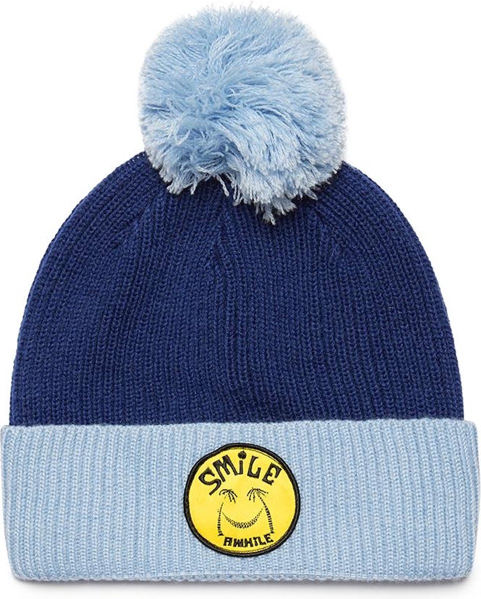 DEUS Paul McNeil Smile Beanie - Estate Blue