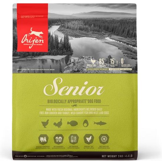 Orijen Whole Prey Senior Dog - Kip & Dinde - Nourriture pour chiens - 11,4 kg