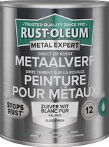 Rust-oleum Metalexpert Direct Op Roest Metaalverf Gloss - Waterbasis - 9010 750 Ml
