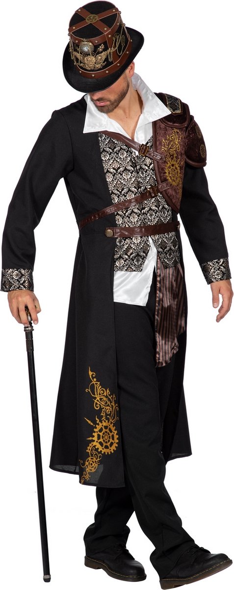 Steampunk Kostuum Heertje Steampunk Jas Met Raderen Man Maat 48 50 steampunk-kostuum-heertje-steampunk-jas-met-raderen-man-maat-48-50