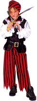 Verkleedpak Piraat Jongen Zwarthart 140 - Carnavalskleding