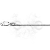 YO&NO - Ketting - Zilver - Gourmet -  1,4mm - 70cm - Sieraden Vrouw - Heren - Gerhodineerd - Zilver 925