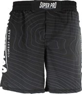 Super Pro Combat Gear MMA Short Zwart/Wit - XS