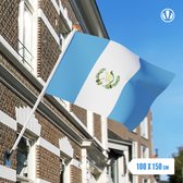 Vlag Guatemala 100x150cm - Glanspoly