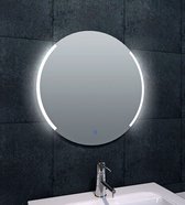 Klea Dimbare Condensvrije Rond Spiegel Met LED Verlichting En Verwarming 60cm
