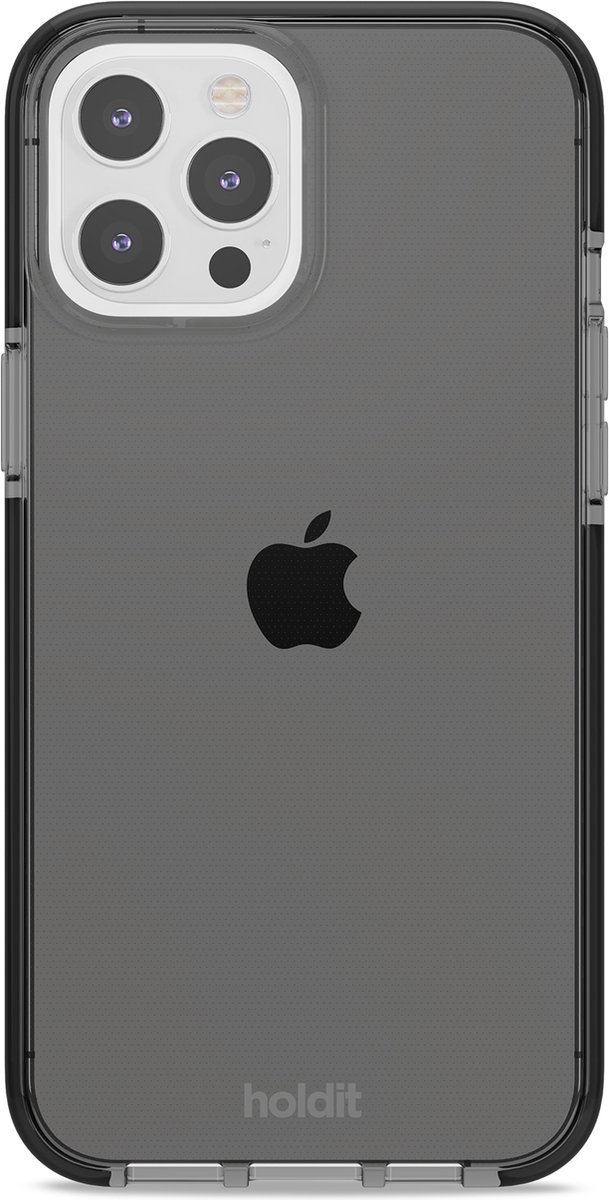 Holdit - iPhone 12 Pro Max, hoesje Seethru, zwart