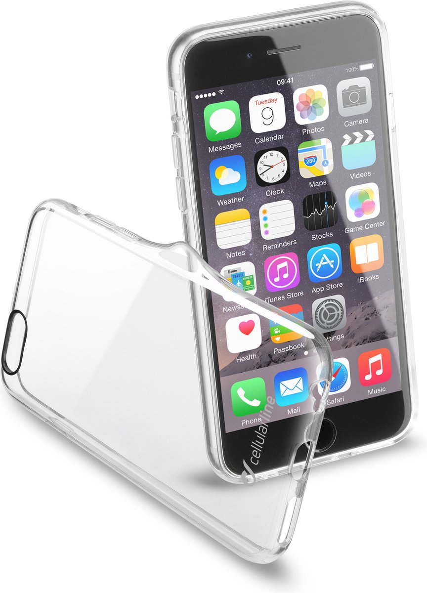 Cellularline Clear Duo Cover Back cover Apple iPhone 6 Transparent