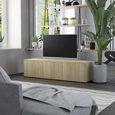 Decoways - Tv-meubel 120x34x30 cm spaanplaat sonoma eikenkleurig