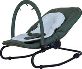 Prénatal Wipstoel Luxe - Wipstoeltjes voor Baby - Schommelstoel / Baby Swing - Verstelbaar en Comfortabel - Baby Accessoires - Groen