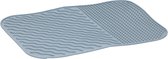 Alpina - Afdruipmat - anti slip - flexibel - siliconen - grijs - 34 x 26 cm