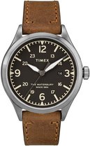 Timex Waterbury TWF3C8270 Horloge - Leer - Bruin - Ø 40 mm