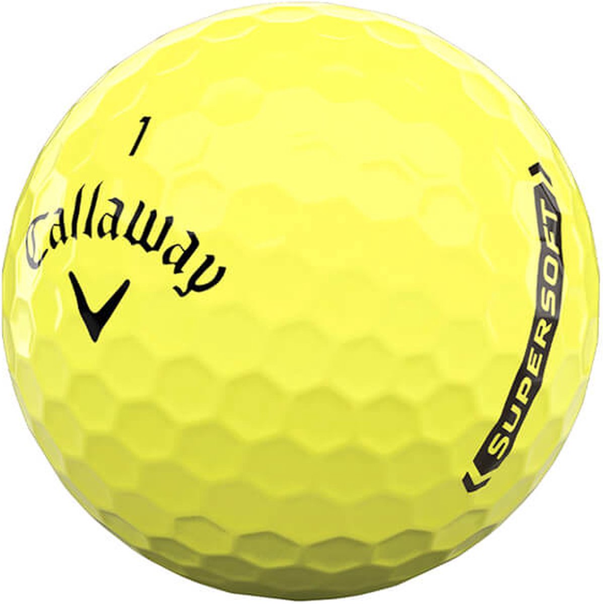 Callaway SuperSoft 2021 Golfballen - Geel - 12 Stuks