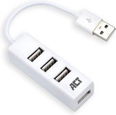 ACT USB Splitter -  4 poorten – Wit - AC6200