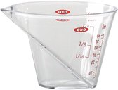 OXO Maatbeker - 60 ml - Kunststof - Van bovenaf leesbaar - Schenktuit