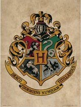 Grupo Erik Harry Potter Hogwarts Crest Kunstdruk 30x40cm Poster - 30x40cm