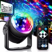 Discolamp met Afstandsbediening – Kleurrijke Discolamp -Feestlamp - voor Kinderen en Volwassenen - Feestverlichting - Disco Bal – RGB Kleuren - Discoverlichting - Disco Lamp