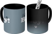 Magische Mok - Foto op Warmte Mok - Jongen - Geboorte - Babyshower - 350 ML - Uitdeelcadeautjes