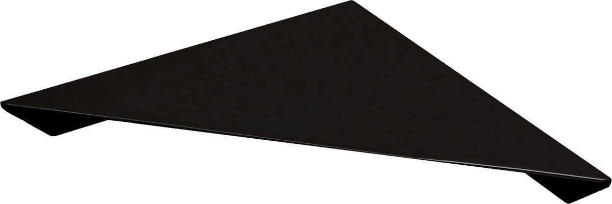 Schulte doucheplanchet - gemakkelijk te lijmen doucherek - eenvoudig zonder te boren - 23x23x3.5 cm - kleur zwart - hangend badkamerschapje D1854 68