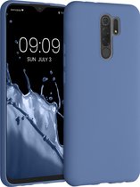 kwmobile telefoonhoesje voor Xiaomi Redmi 9 - Hoesje voor smartphone - Back cover in donkerblauw