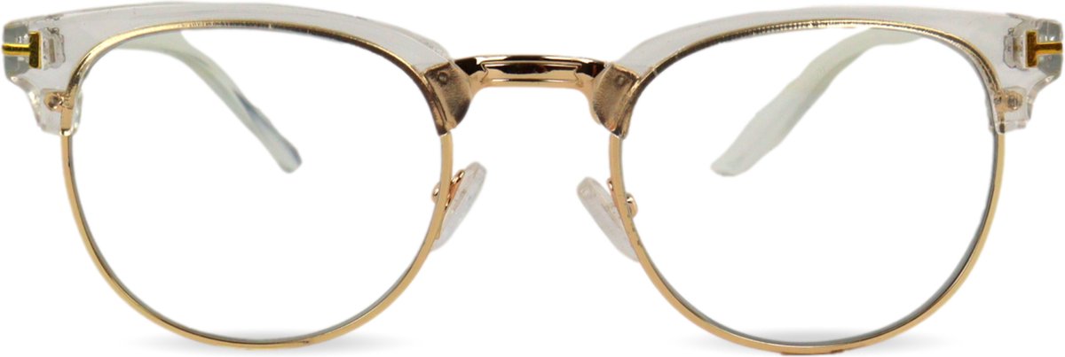 Montour Blauw Licht Bril Zonder Sterkte - DANI - Klassiek Model - Transparant - Computerbril - Blue Light Glasses