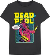 Marvel Deadpool Heren Tshirt -2XL- Comic Merc Zwart