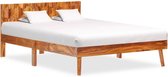 Decoways - Bedframe massief sheeshamhout 120x200 cm