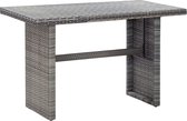 Decoways - Tuintafel 110x60x67 cm poly rattan antraciet