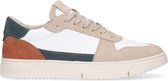 Sacha - Heren - Beige leren en suède sneakers met details - Maat 41