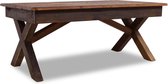 Decoways - Salontafel 110x60x45 cm massief gerecycled hout