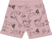 Smitten Organic - Safari all over print roos meisjes short Bermuda