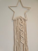 Dromenvanger Macramé - Ster - Wandkleed - Boho wanddecoratie - Kinderkamer - Babykamer