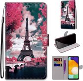 Fonu Samsung Galaxy A13 5G Hoesje - Boekmodel Eiffel Toren