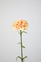 Kunstbloem - Carnation -  tuinanjer - topkwaliteit decoratie - 2 stuks - zijden bloem - groen - 54 cm hoog