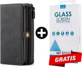 Hoesjes Centrum Telefoonhoesje - Book Case - Geschikt Voor Apple IPhone X - Zwart