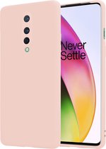 Shieldcase OnePlus 8 siliconen hoesje - roze