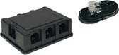 Shiverpeaks ISDN Adapter [1x RJ45-bus 8p4c - 6x RJ45-bus 8p4c] 3 m Zwart