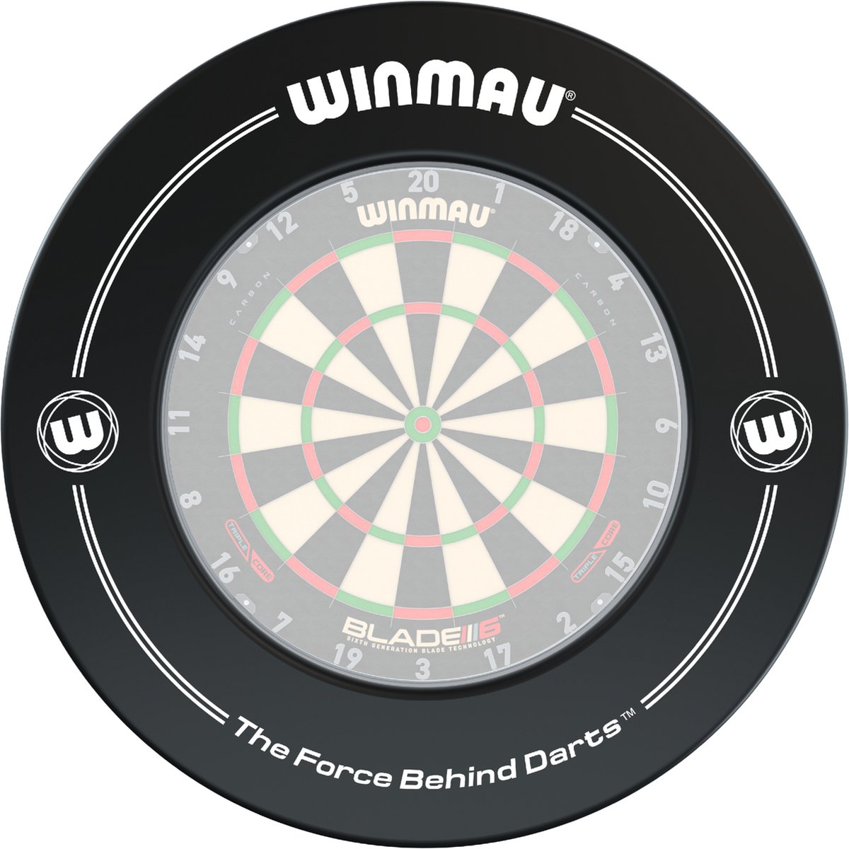 Winmau Dartbord Surround Ring - Zwart